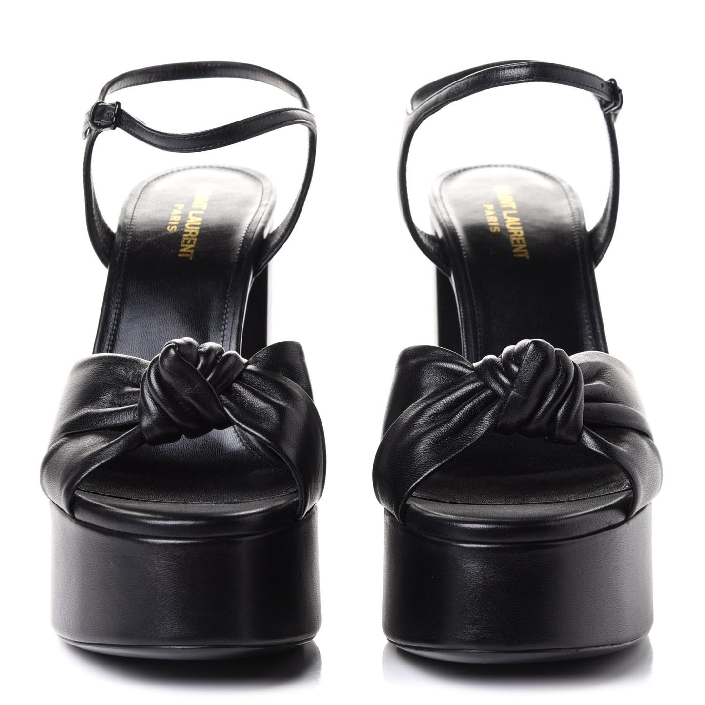 Vendome Bianca 85 Platform Sandals 41 Black