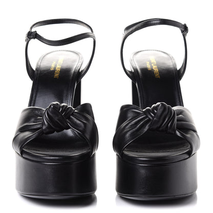 Saint Laurent Vendome Bianca 85 Platform Sandals 41 Black 2 of 10