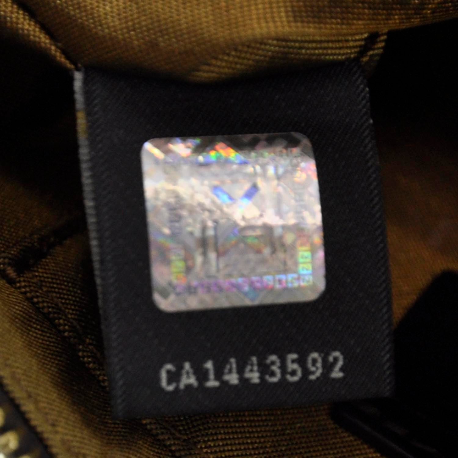 Fendi Zucca Spalmati Stars Pochette Tobacco 6 of 7