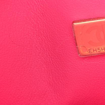 Chanel Caviar Quilted Medium Double Flap Dark Pink 7 of 10