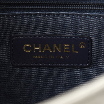 Chanel Lambskin Quilted Resin Bi-Color Chain Flap Bag Grey 7 of 9