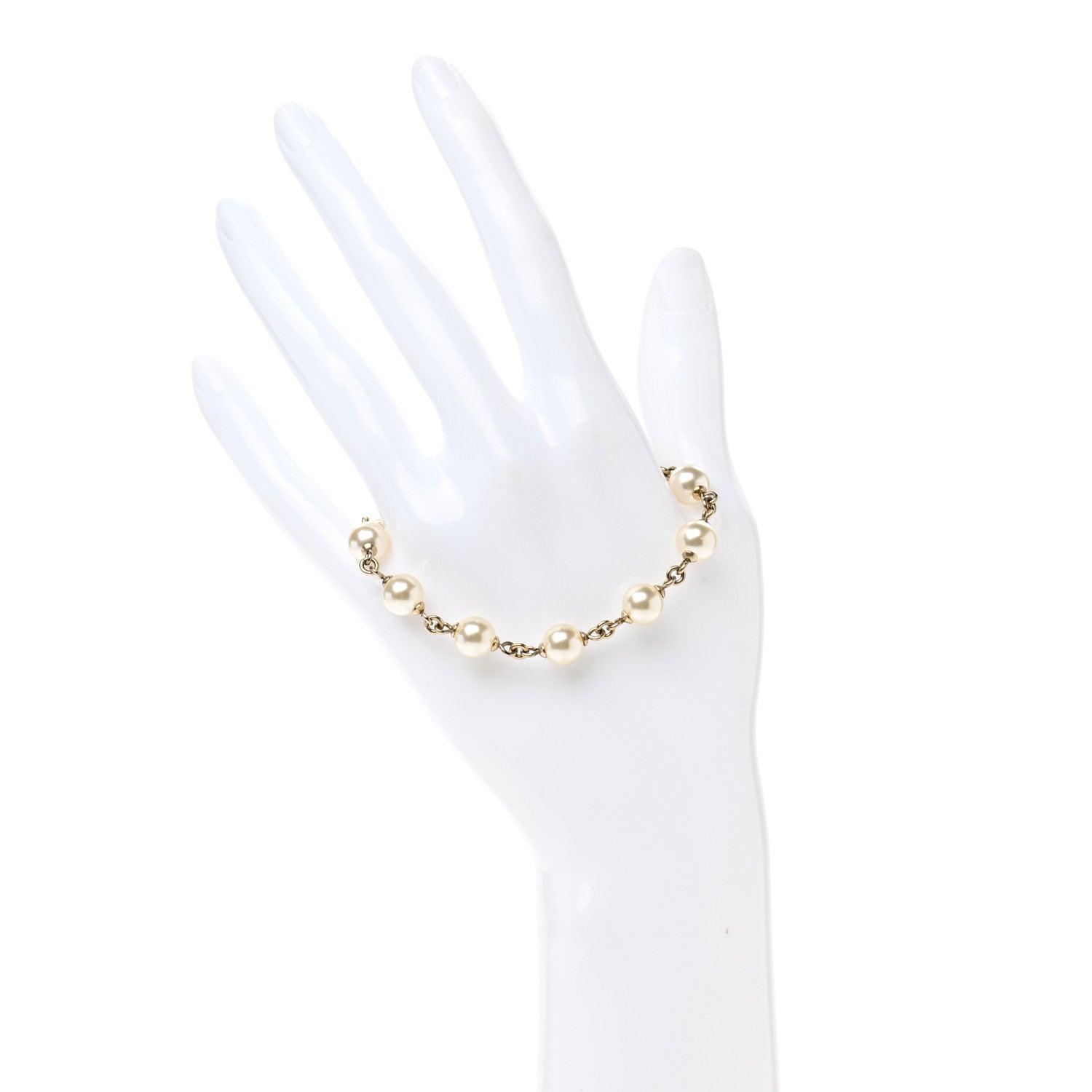 Chanel Pearl CC Bracelet Gold 2 of 4