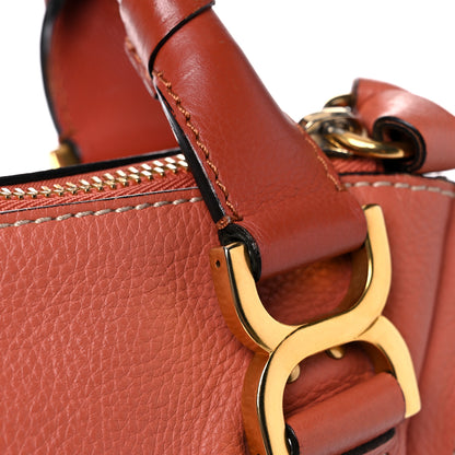 Chloe Calfskin Medium Marcie Satchel Muted Brown 19 of 28