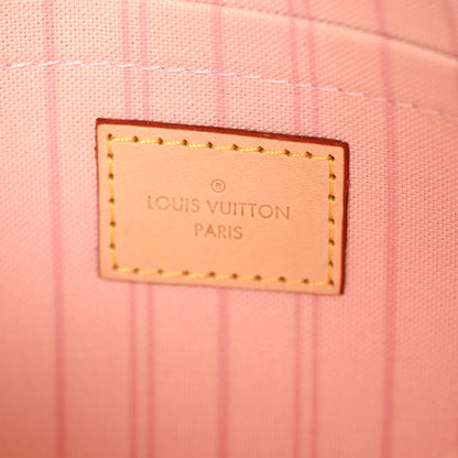 Louis Vuitton Damier Azur Neverfull MM GM Pochette Rose Ballerine 6 of 7
