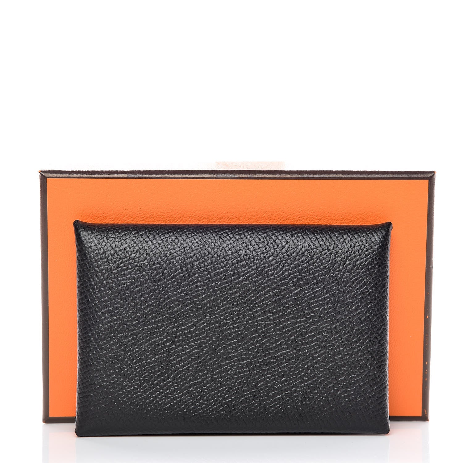 Hermes Epsom Calvi Card Case Black 8 of 8