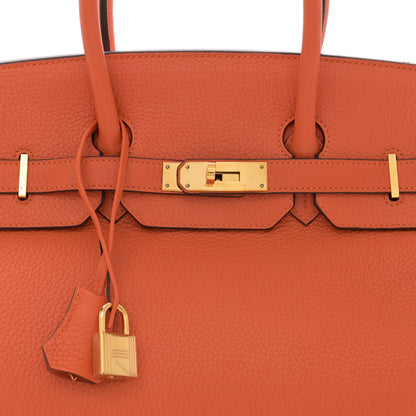 Hermes Togo Birkin 35 Feu 8 of 15