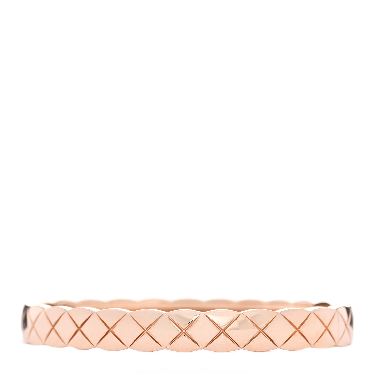 18K Beige Gold Coco Crush Bangle Bracelet XS