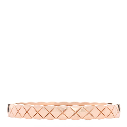 Chanel 18K Beige Gold Coco Crush Bangle Bracelet XS 2 of 5