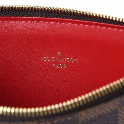 Louis Vuitton Damier Ebene Felicie Chain Wallet Zippered Insert 6 of 6