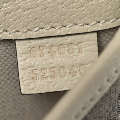 Gucci GG Supreme Monogram Web Small Ophidia Belt Bag 85 34 Beige Ebony White 7 of 9