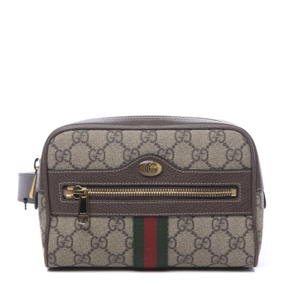 Gucci GG Supreme Monogram Small Ophidia Belt Bag 65 26 Dark Brown 1 of 10
