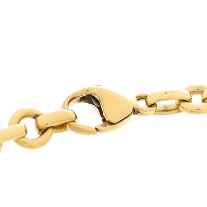 Tiffany 18K Yellow Gold Heart Tag Charm Bracelet 2 of 4