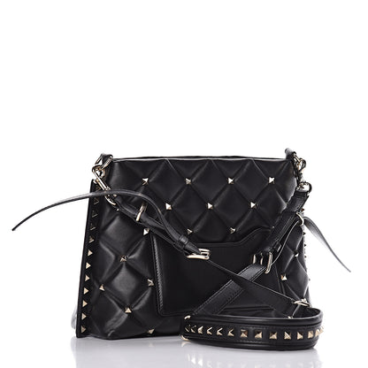 Valentino Garavani Nappa Candystud Shoulder Bag Black 3 of 24