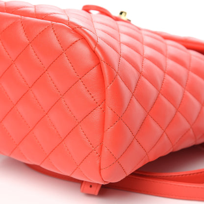 Chanel Lambskin Quilted Small Urban Spirit Backpack Red 9 of 10
