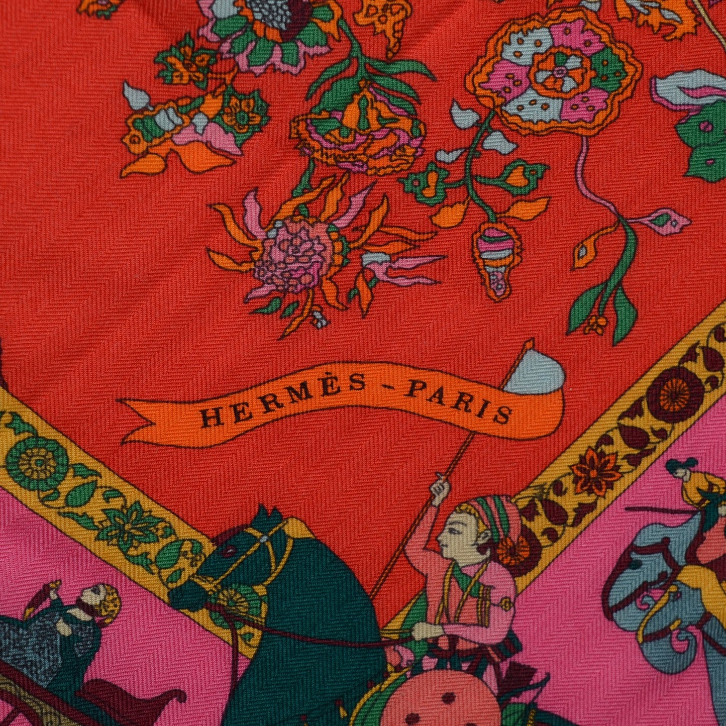 Silk Cashmere Fantaisies Indiennes Scarf 90