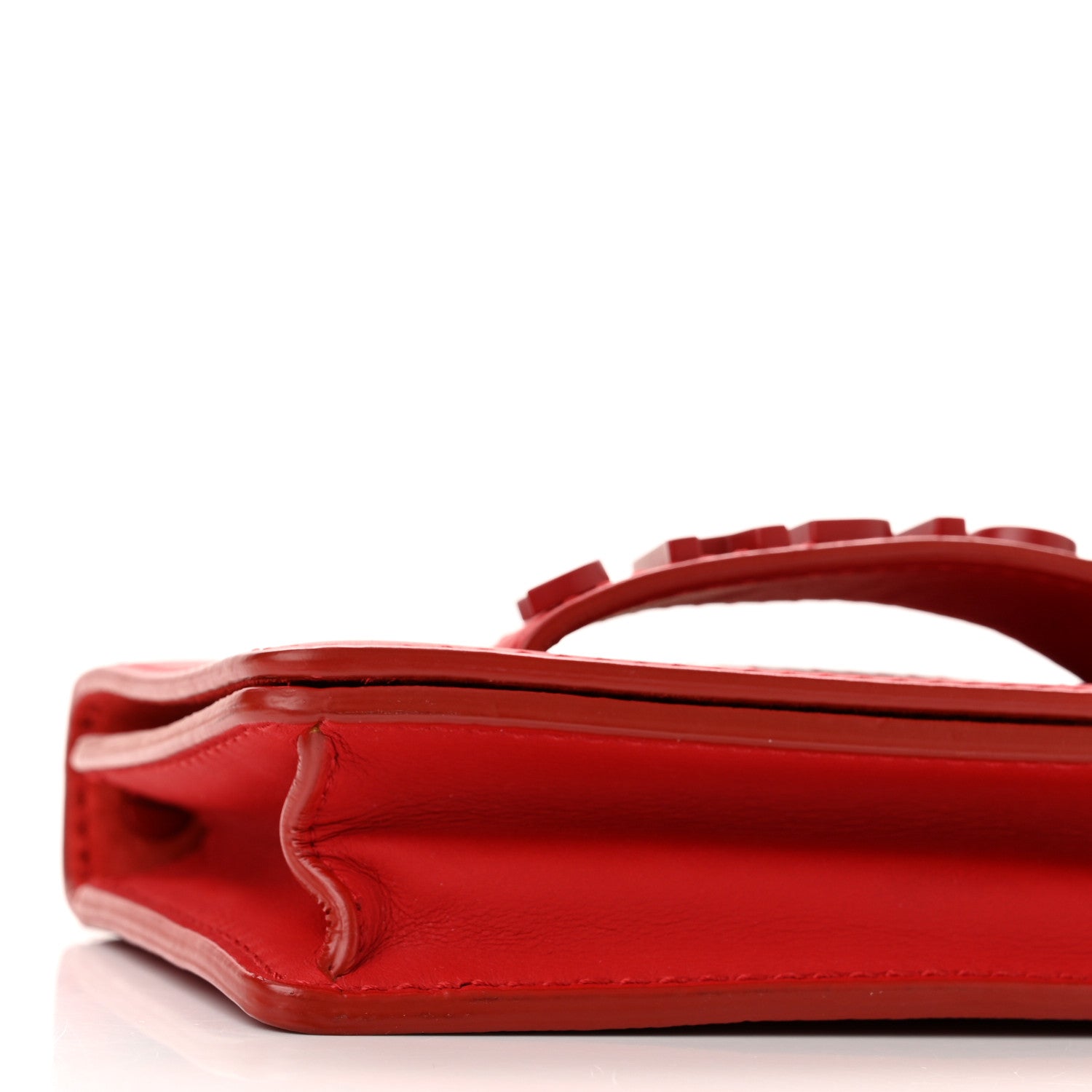 Christian Dior Ultra Matte Calfskin Mini J'Adior Chain Flap Bag Red 8 of 10