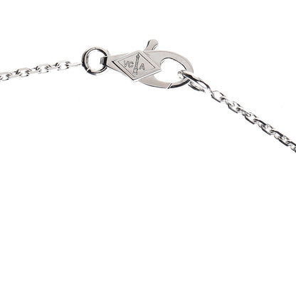 Van Cleef & Arpels 18K White Gold Turquoise Sweet Alhambra Butterfly Pendant Necklace 4 of 8