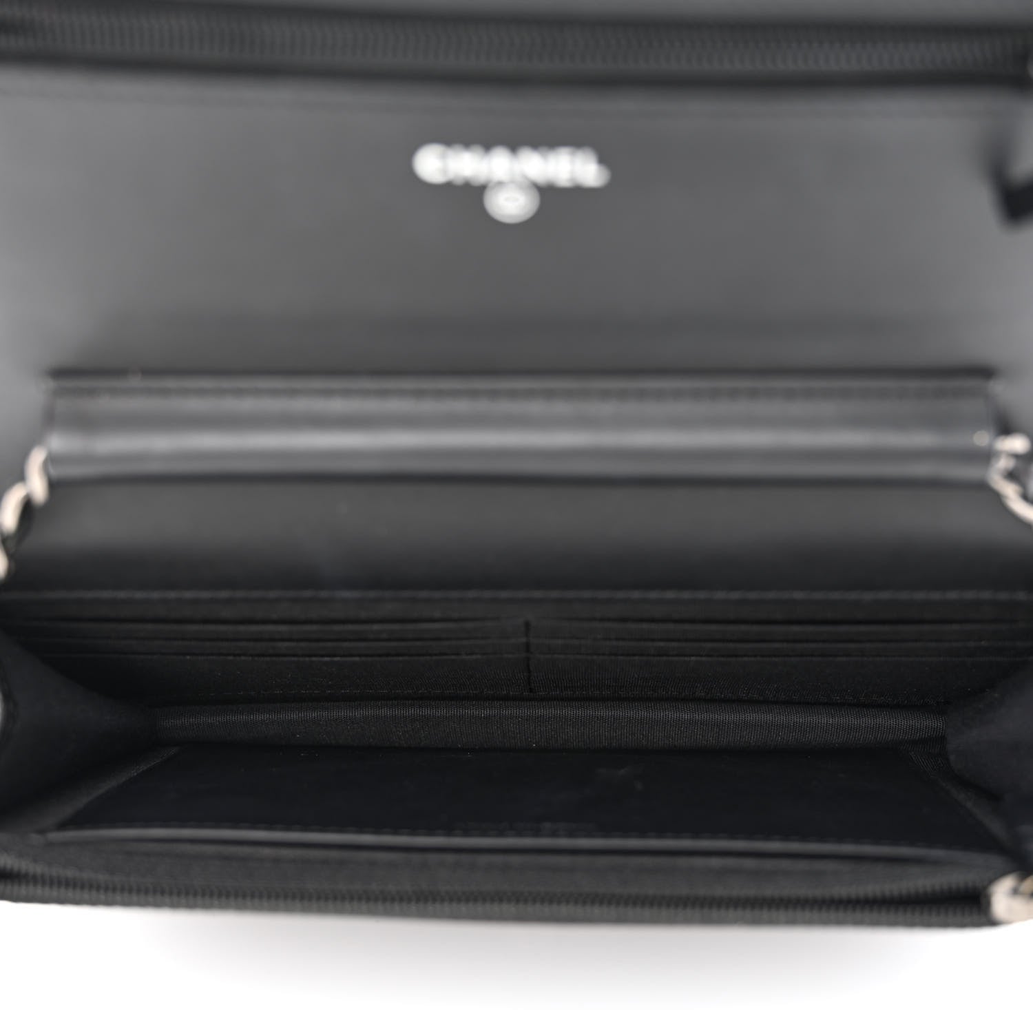 Chanel Caviar Quilted Boy Wallet On Chain WOC Black 4 of 11