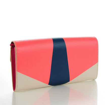 Fendi Vitello Elite Crystal Eye Monster Simply Continental Wallet Bellini Multicolor 4 of 9
