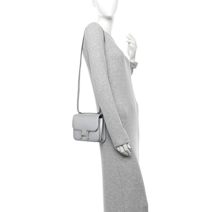 Hermes Metallic Chevre Chamkilight Constance 18 Argent 2 of 12