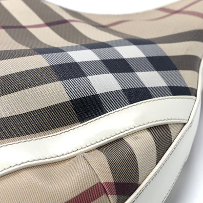 Burberry Supernova Check Large Larkin Hobo White 12 of 12