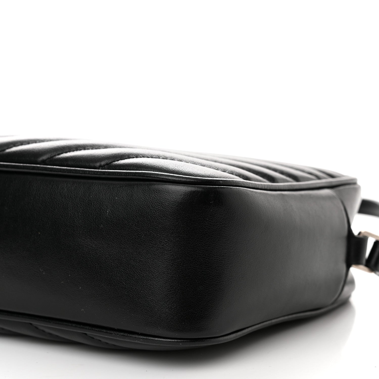 Saint Laurent Calfskin Matelasse Monogram Lou Camera Bag Black 10 of 11