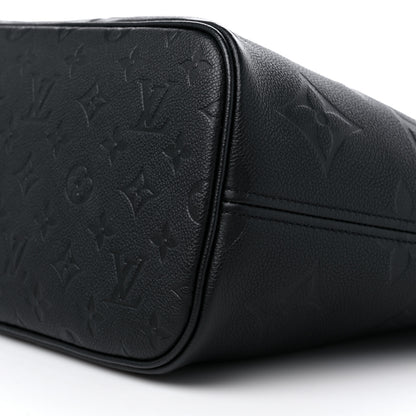 Louis Vuitton Empreinte Monogram Giant Neverfull MM Black 9 of 9