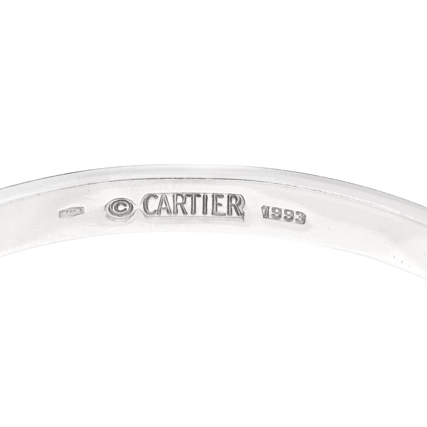 Cartier 18K White Gold LOVE Bracelet 17 4 of 6