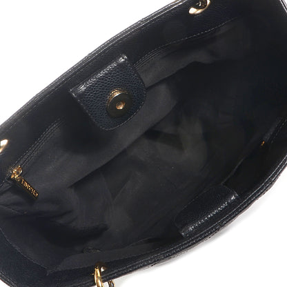 Chanel Caviar Quilted Petit Shopping Tote PST Black 7 of 7