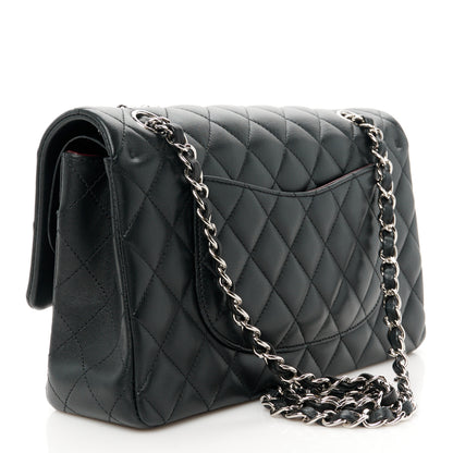 Chanel Lambskin Quilted Medium Double Flap Black 3 of 11