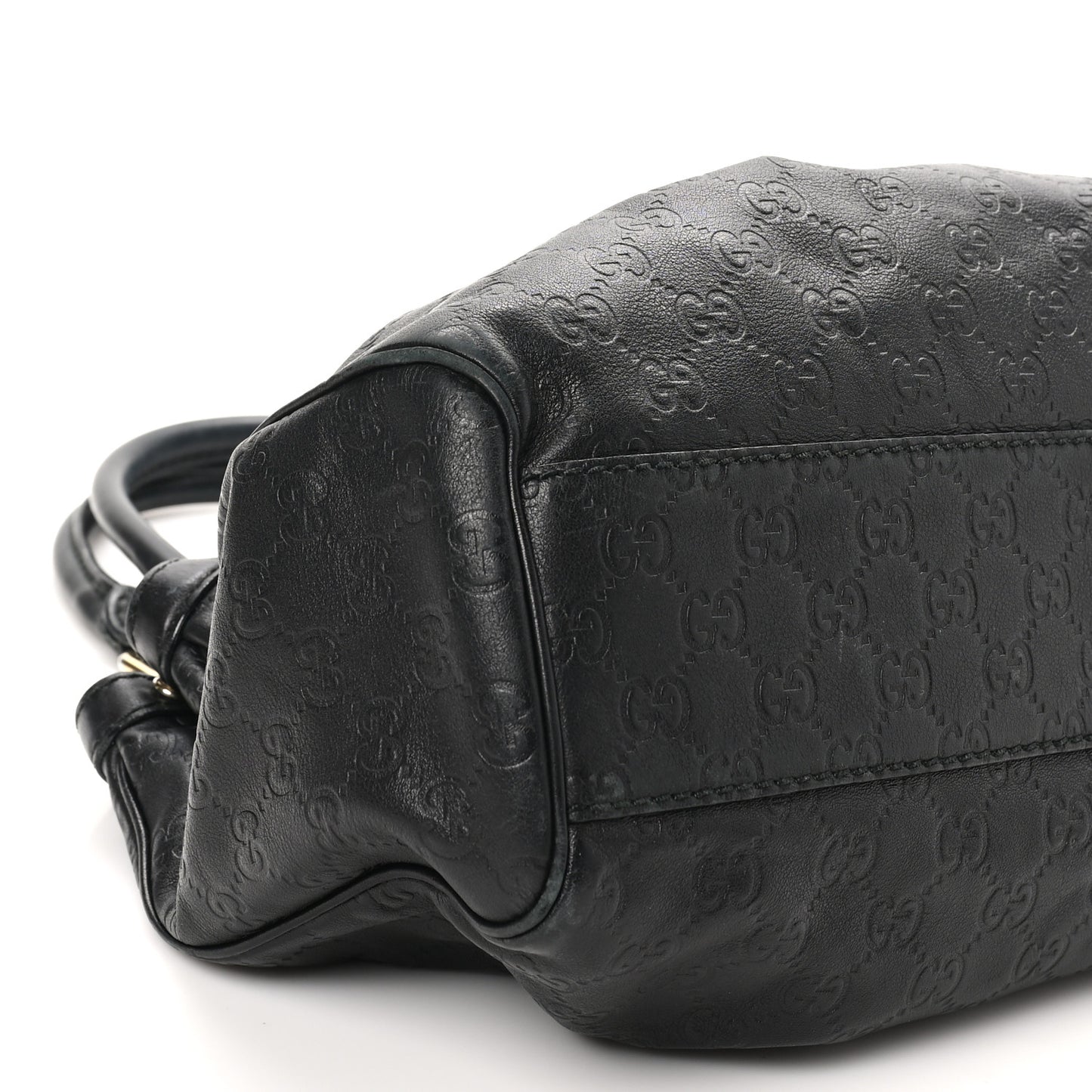 Guccissima Medium Sukey Tote Black