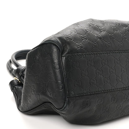 Gucci Guccissima Medium Sukey Tote Black 9 of 13
