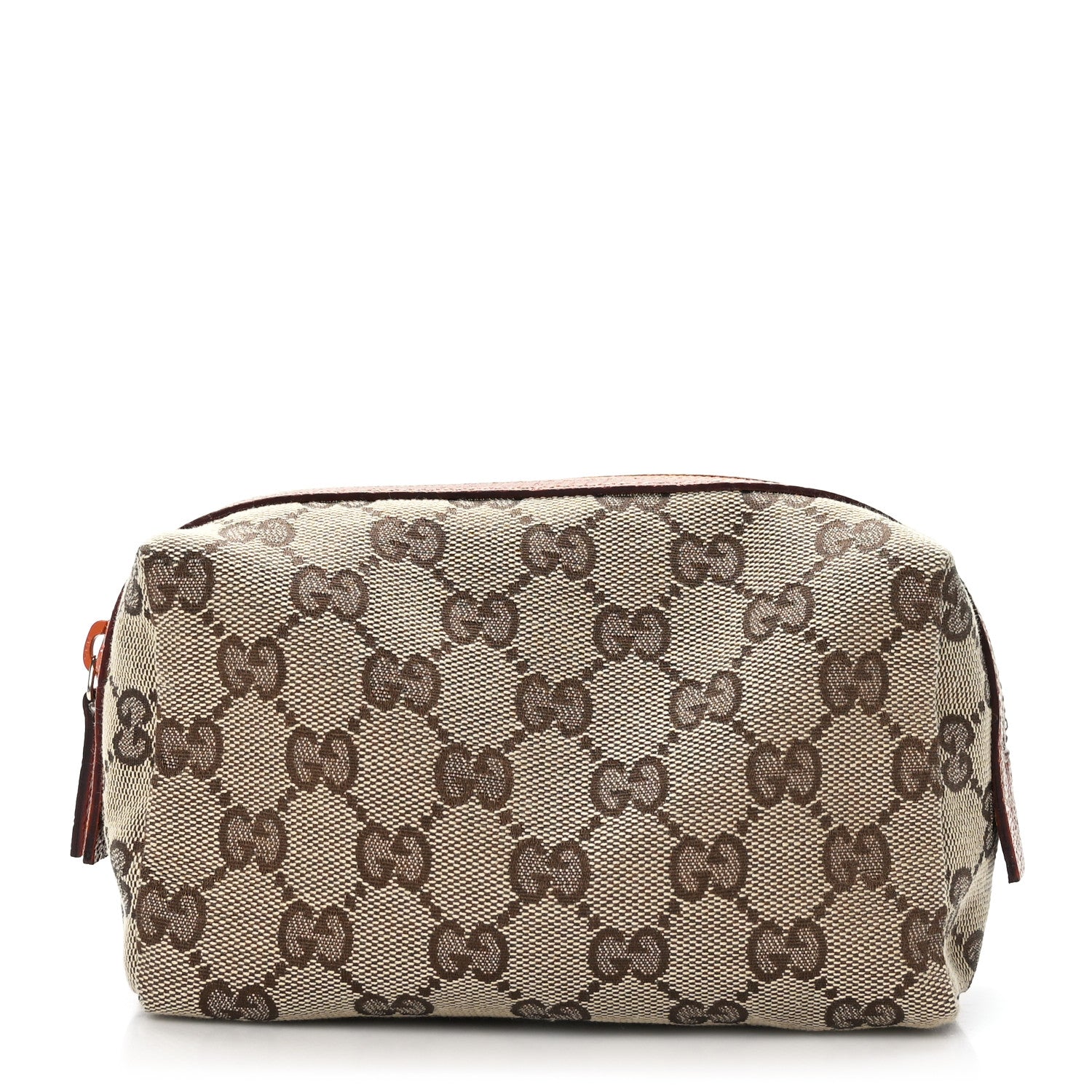 Gucci Monogram Large Cosmetic Case Orange 1 of 11