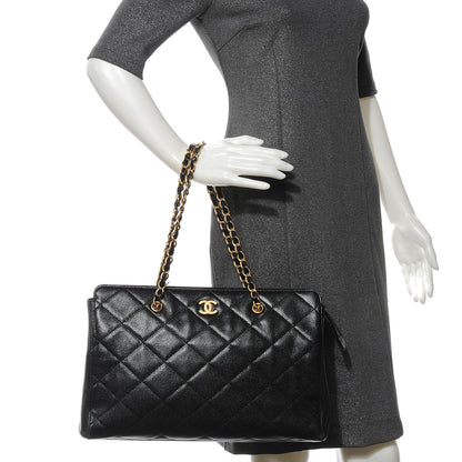 Chanel Caviar Quilted Large Tote Black 2 of 8