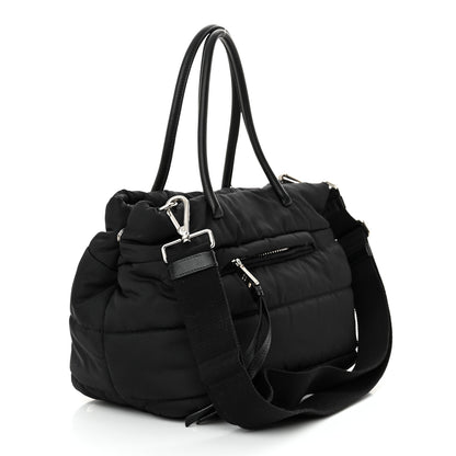 Prada Tessuto Nylon Bomber Tote Black 3 of 14
