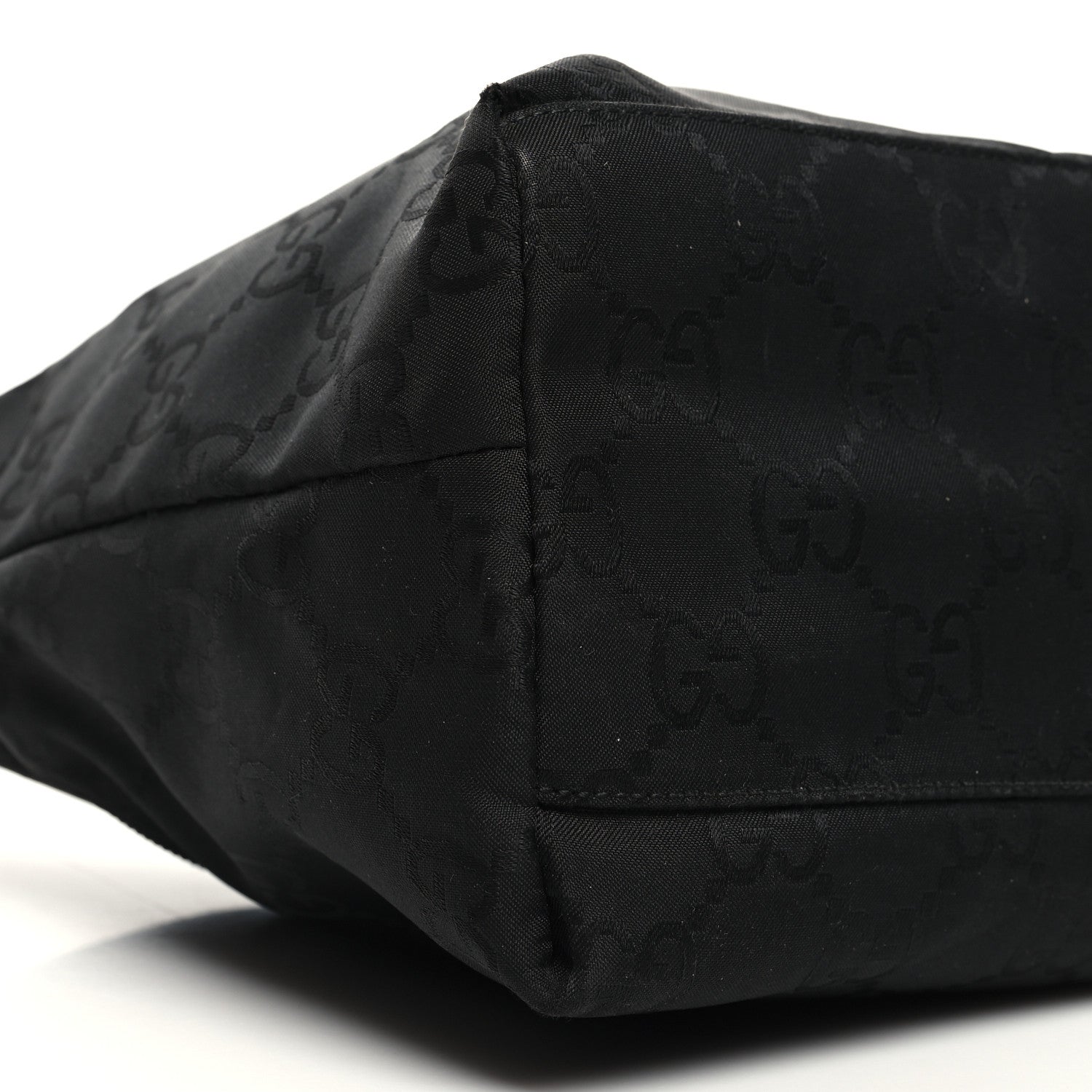 Gucci Nylon Monogram Small Hobo Black 9 of 10