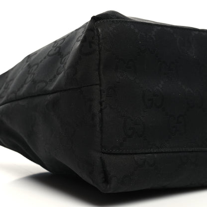 Gucci Nylon Monogram Small Hobo Black 9 of 10