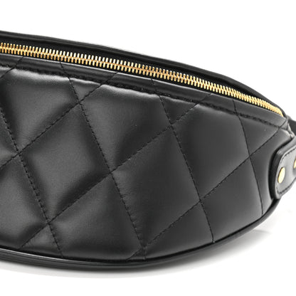 Balenciaga Calfskin Quilted XXS Souveniers Charms Belt Bag Black 9 of 10