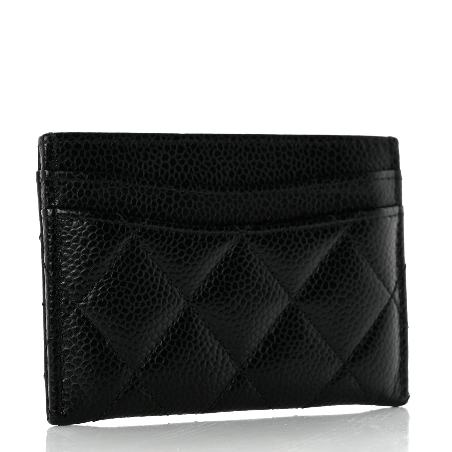 Chanel Caviar Quilted Card Holder Black 3 of 9