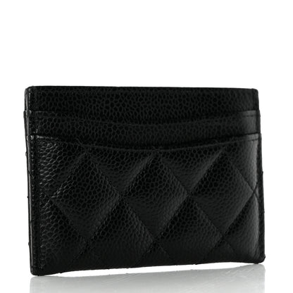Chanel Caviar Quilted Card Holder Black 3 of 9
