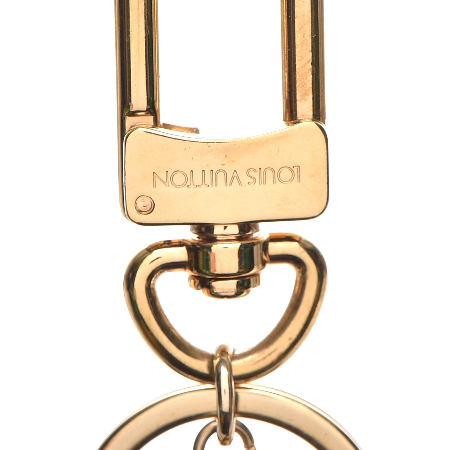 LV Facettes Bag Charm Key Holder Gold