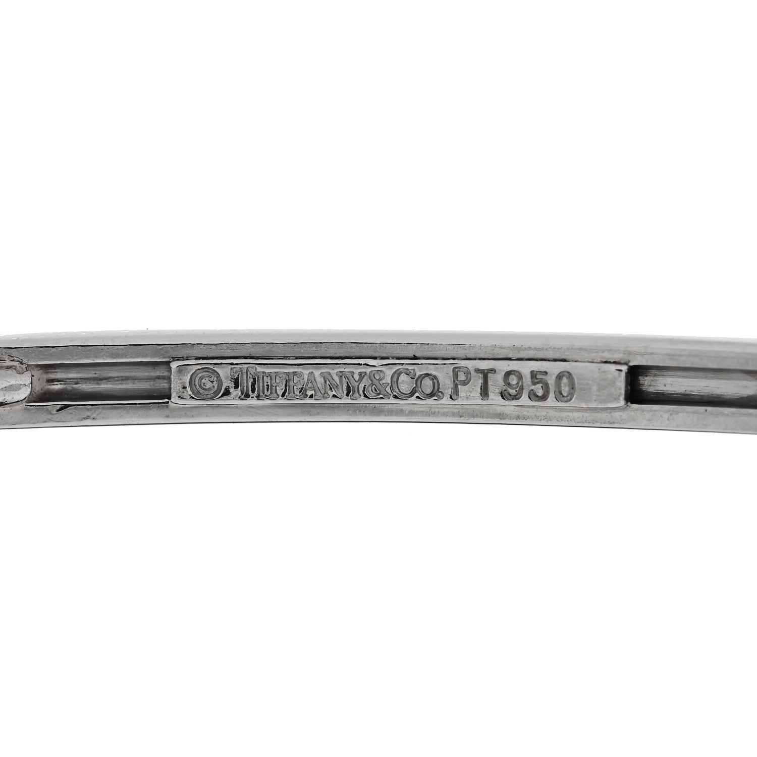 Tiffany Platinum Diamond 8 Station Link Bracelet 3 of 3