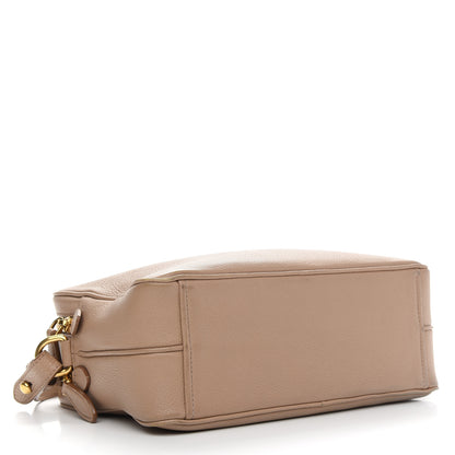 Prada Soft Calfskin Camera Crossbody Bag Cammeo 4 of 9