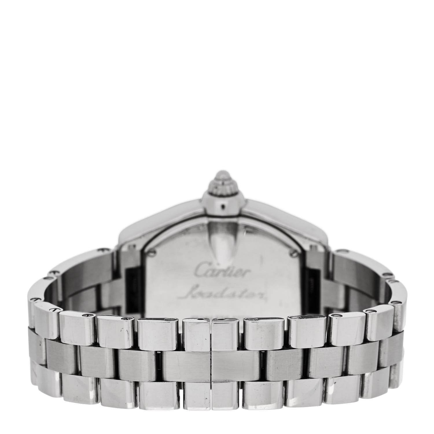 Cartier Stainless Steel 31mm Roadster Quartz Watch Pink 3 of 5