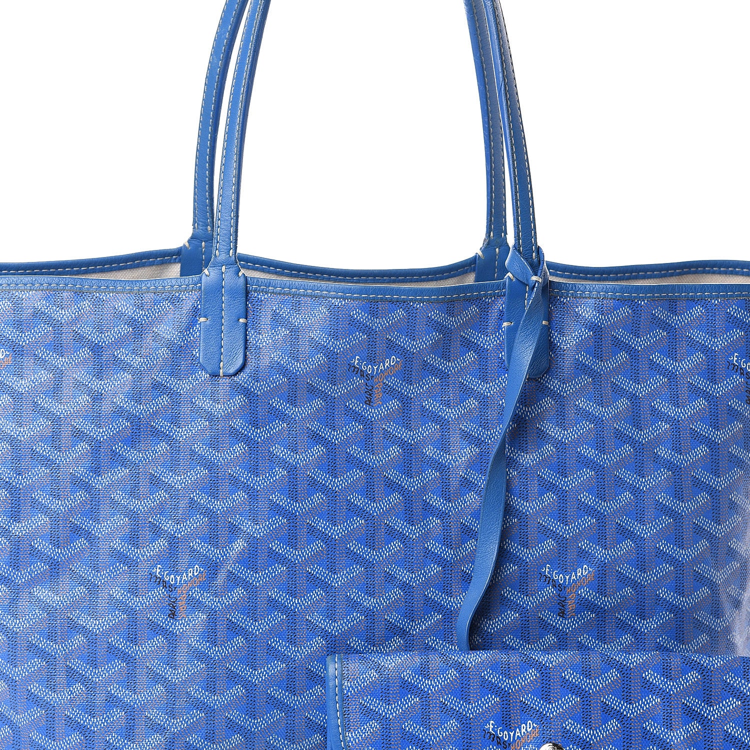Goyard Goyardine Saint Louis PM Sky Blue 7 of 9