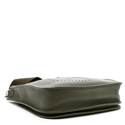 Hermes Taurillon Maurice Evelyne III PM Vert Olive 4 of 11