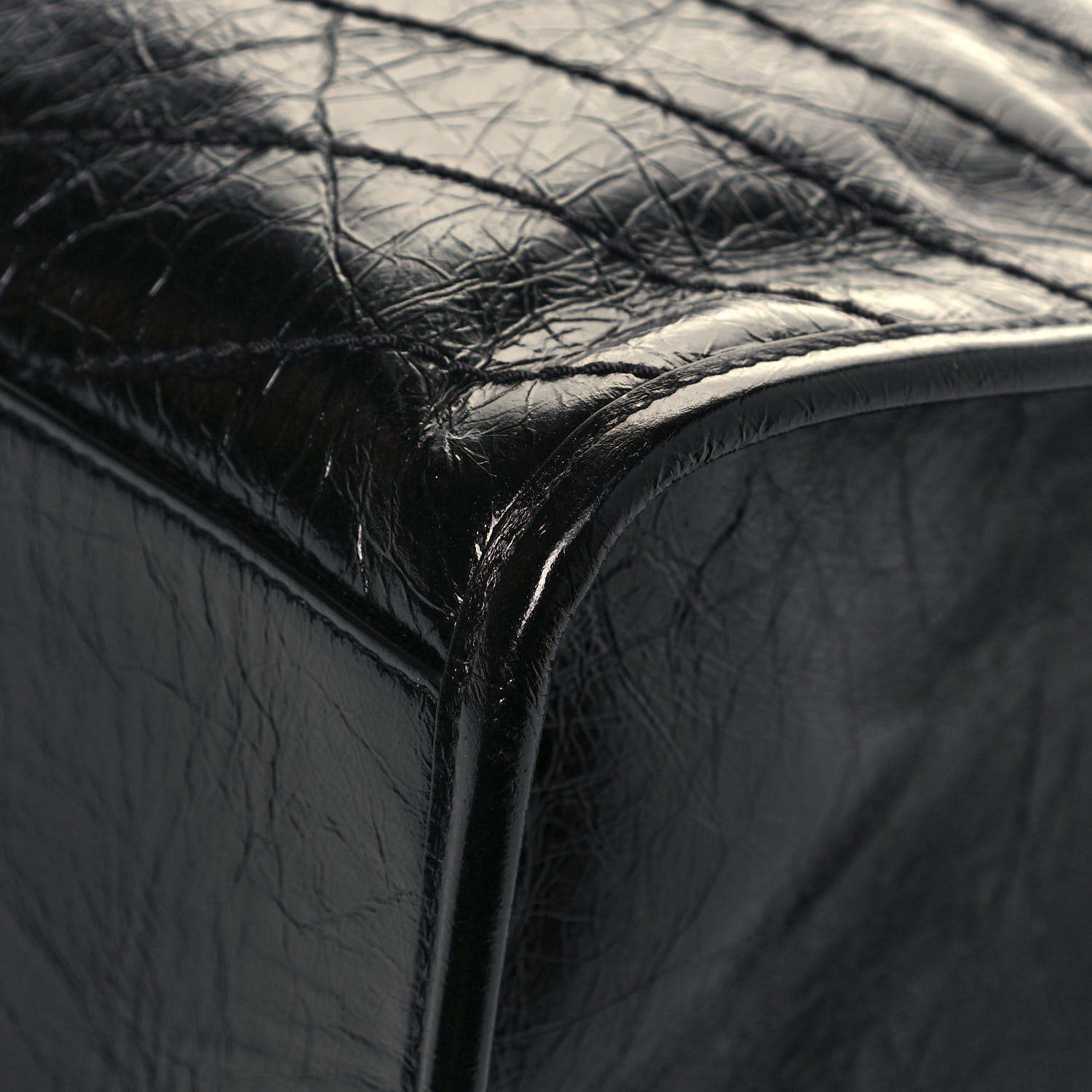 Saint Laurent Crinkled Calfskin Matelasse Monogram Niki Shoulder Bag Black 10 of 12