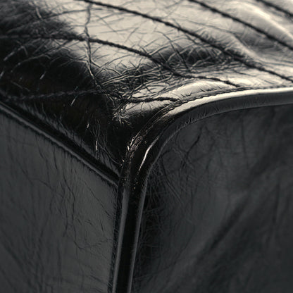 Saint Laurent Crinkled Calfskin Matelasse Monogram Niki Shoulder Bag Black 10 of 12