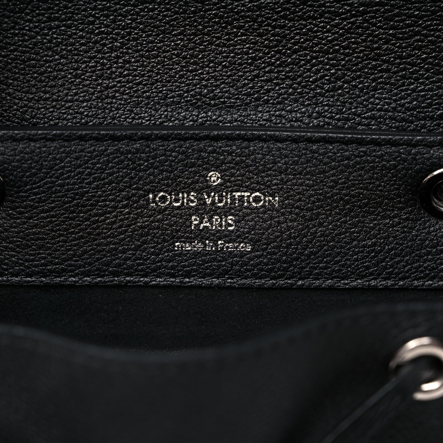 Louis Vuitton Calfskin Lockme Backpack Black 6 of 16