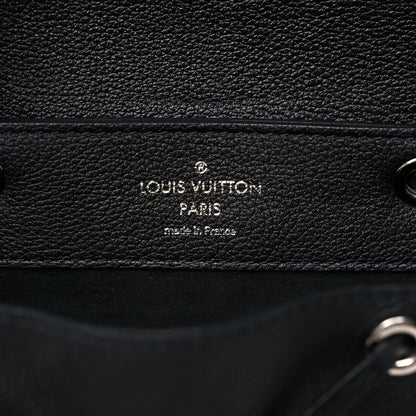Louis Vuitton Calfskin Lockme Backpack Black 6 of 16